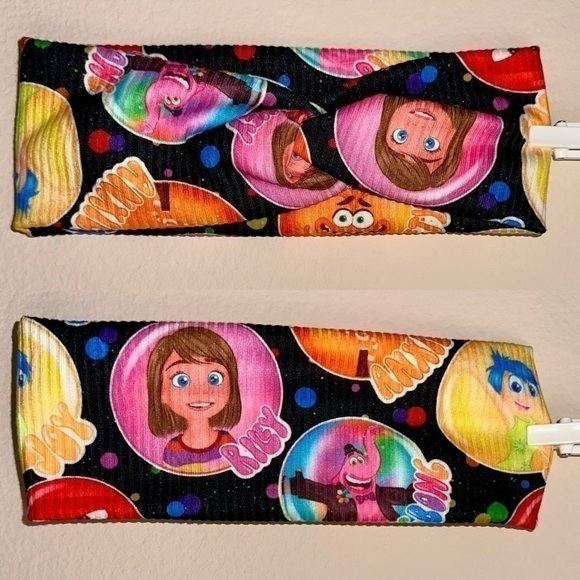 Hand Crafted Accessories - Riley Anxiety Joy twist front headband new